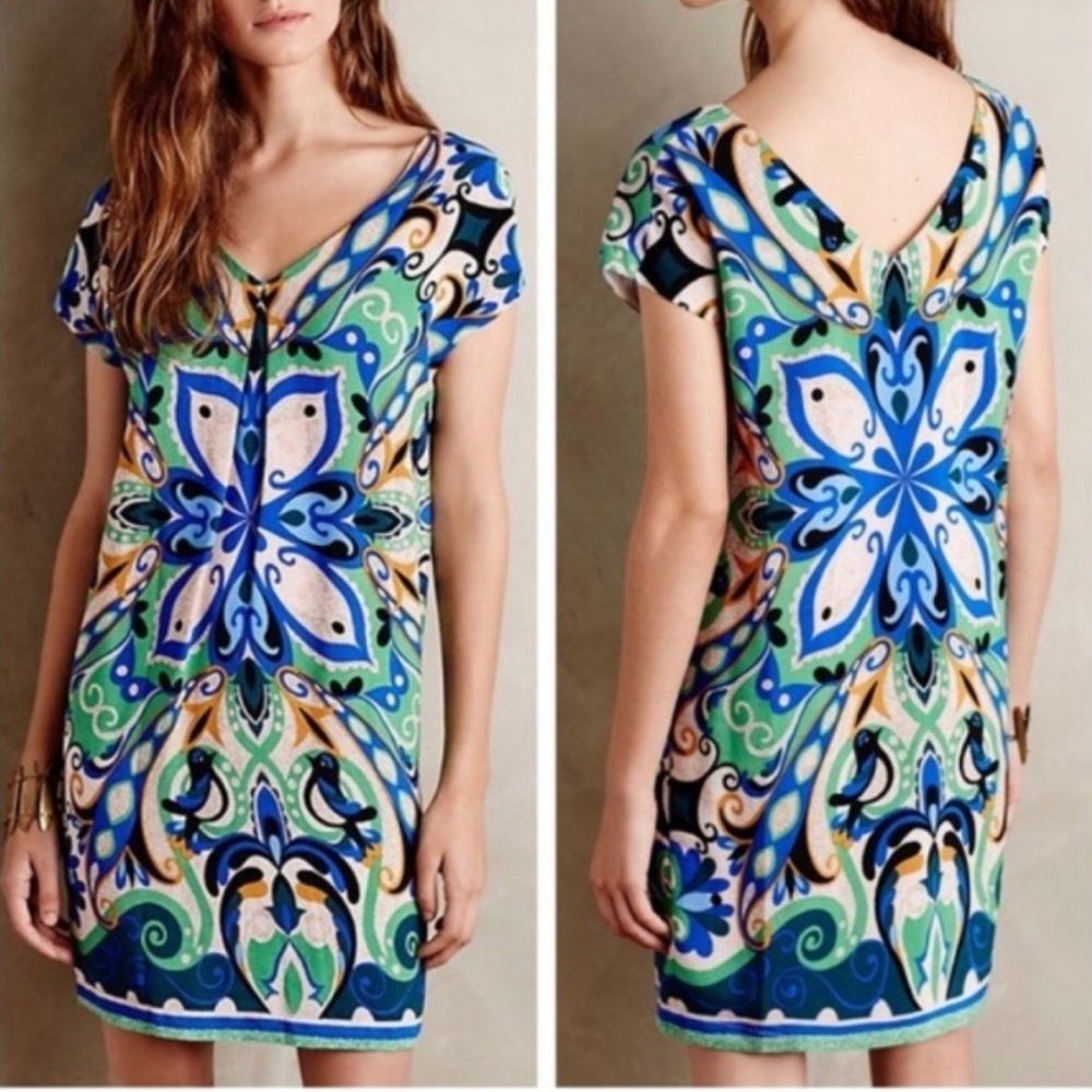 Geometric patterned dress